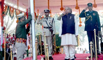 Governor of Madhya Pradesh , republic day