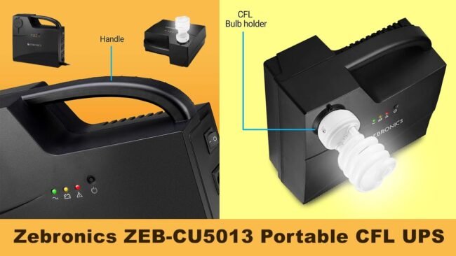 Zebronics ZEB-CU5013 Portable CFL UPS
