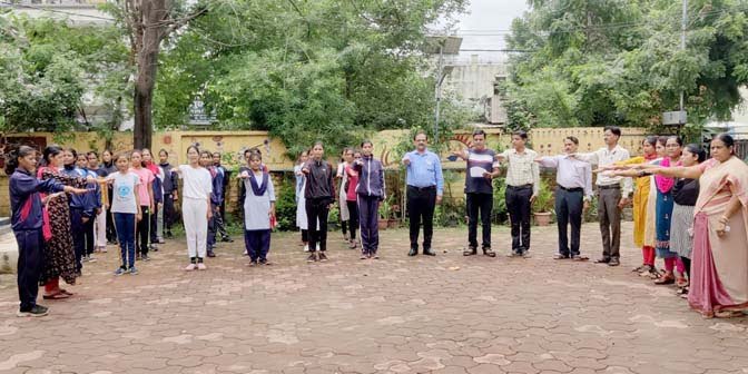 नशामुक्ति भारत अभियान अंतर्गत शपथ ग्रहण की 1 OTH