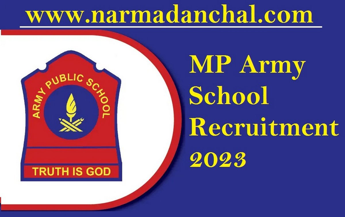 MP Army School Recruitment 2023 : मध्‍यप्रदेश के आर्मी स्कूल में निकली क्‍लर्क सहित अन्‍य पदों पर बपंर भर्ती, 12वीं पास करें आवेदन