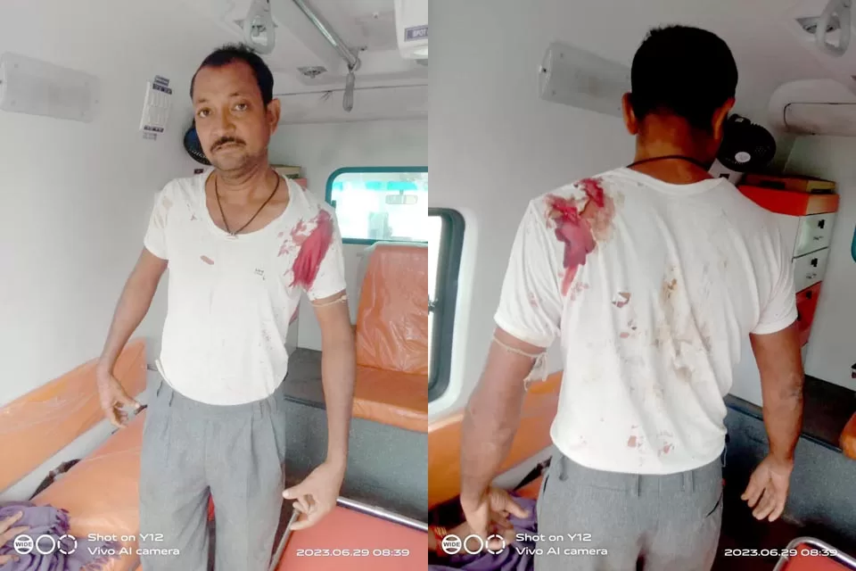 केसला ब्लॉक में खेत पर काम कर रहे ग्रामीण पर तेंदुआ का हमला केसला ब्लॉक में खेत पर काम कर रहे ग्रामीण पर तेंदुआ का हमला
