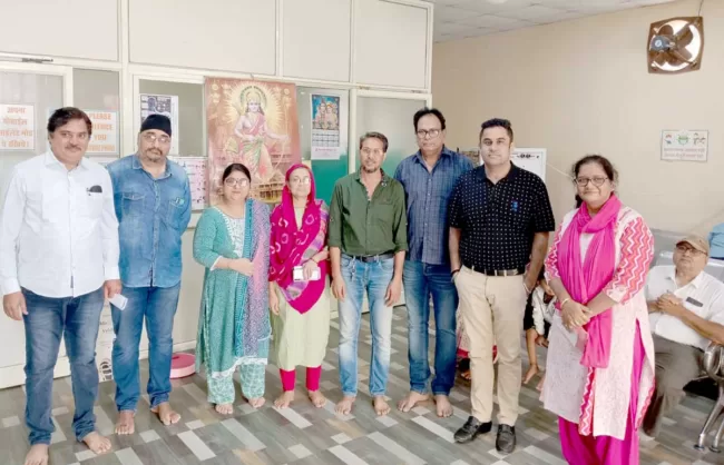 गुरुनानक मेडिकल सेंटर में लगे फाइब्रोस्कैन शिविर में 84 मरीजों की जांच 2 Camp2