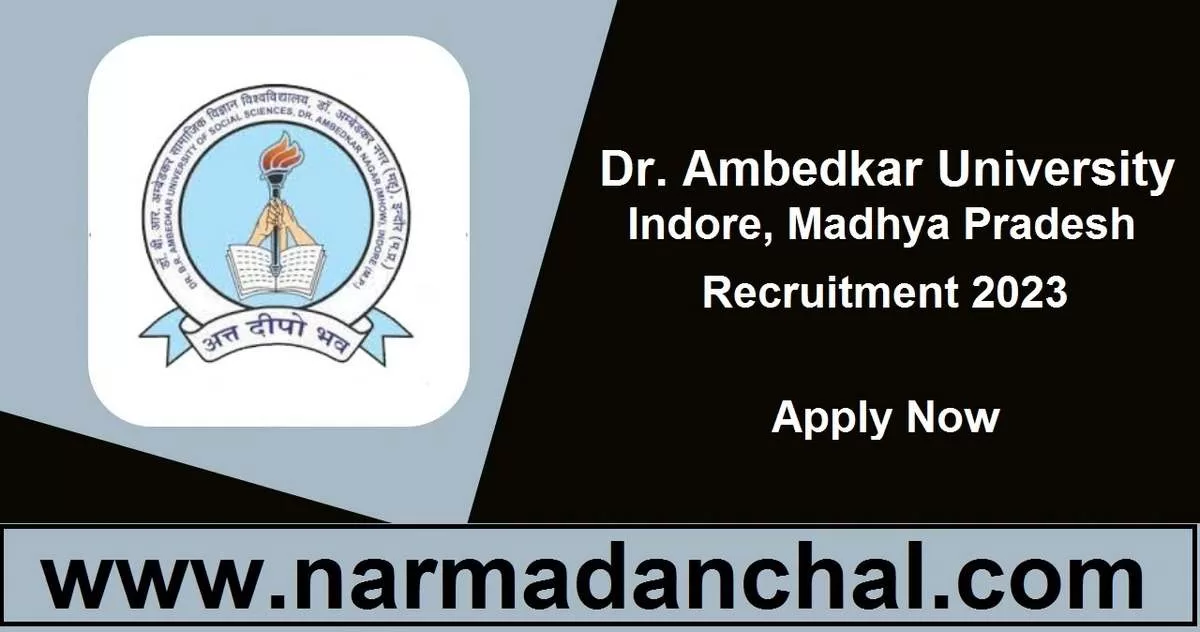 Dr Ambedkar University Indore Bharti 2023