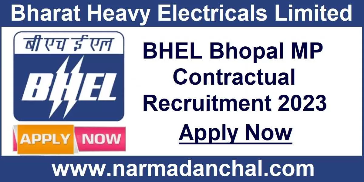BHEL Bhopal Contractual Bharti 2023