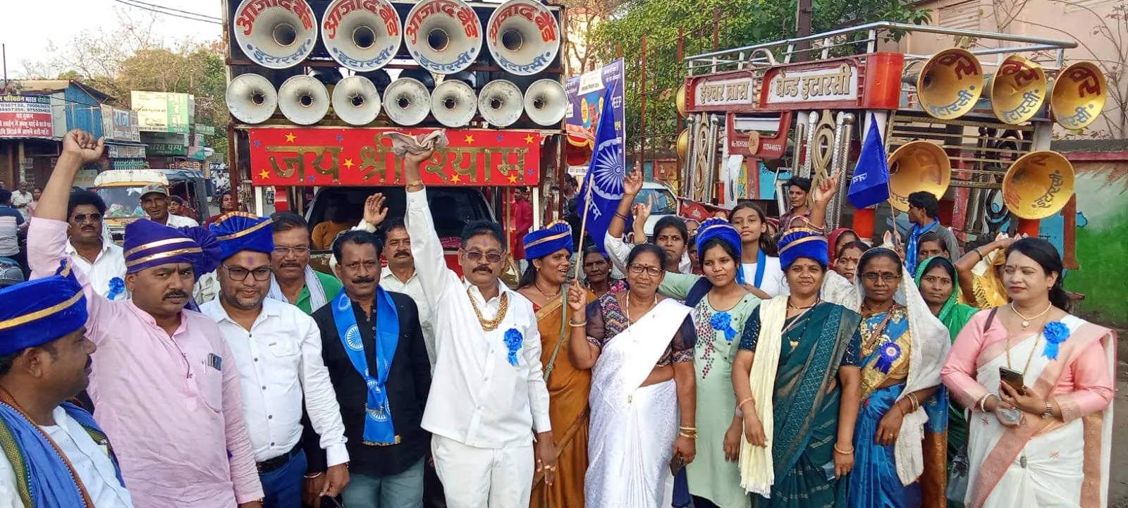 अंबेडकर जयंती पर वाल्मीकि समाज ने निकाली शोभायात्रा 1 Ambedkar jpg