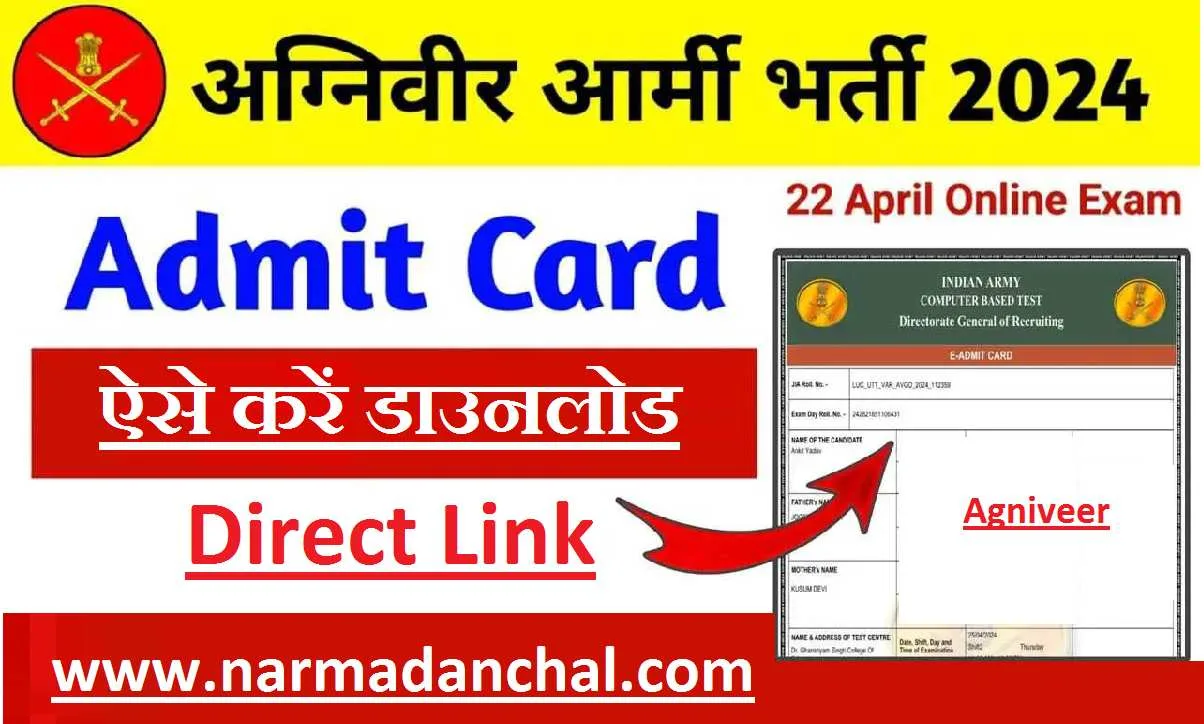 Army Agniveer Rally Admit Card 2024