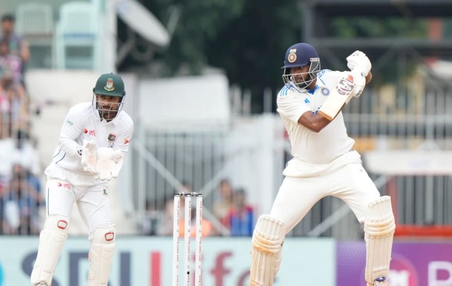 Chennai Test: Ravichandran Ashwin scored the sixth century of his career, along with Jadeja got India out of trouble.