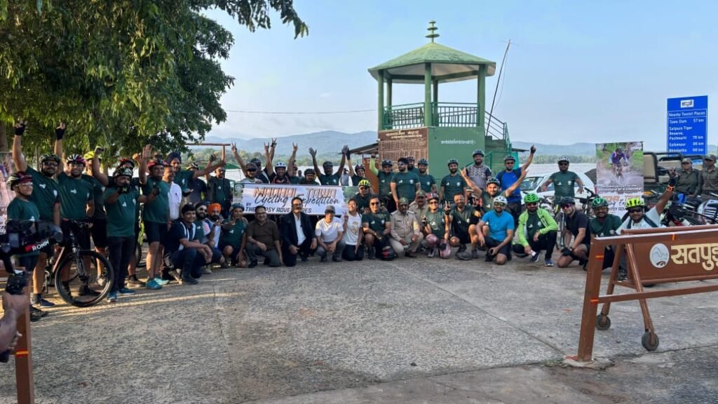 Participants came from all over India to enjoy cycling and nature.