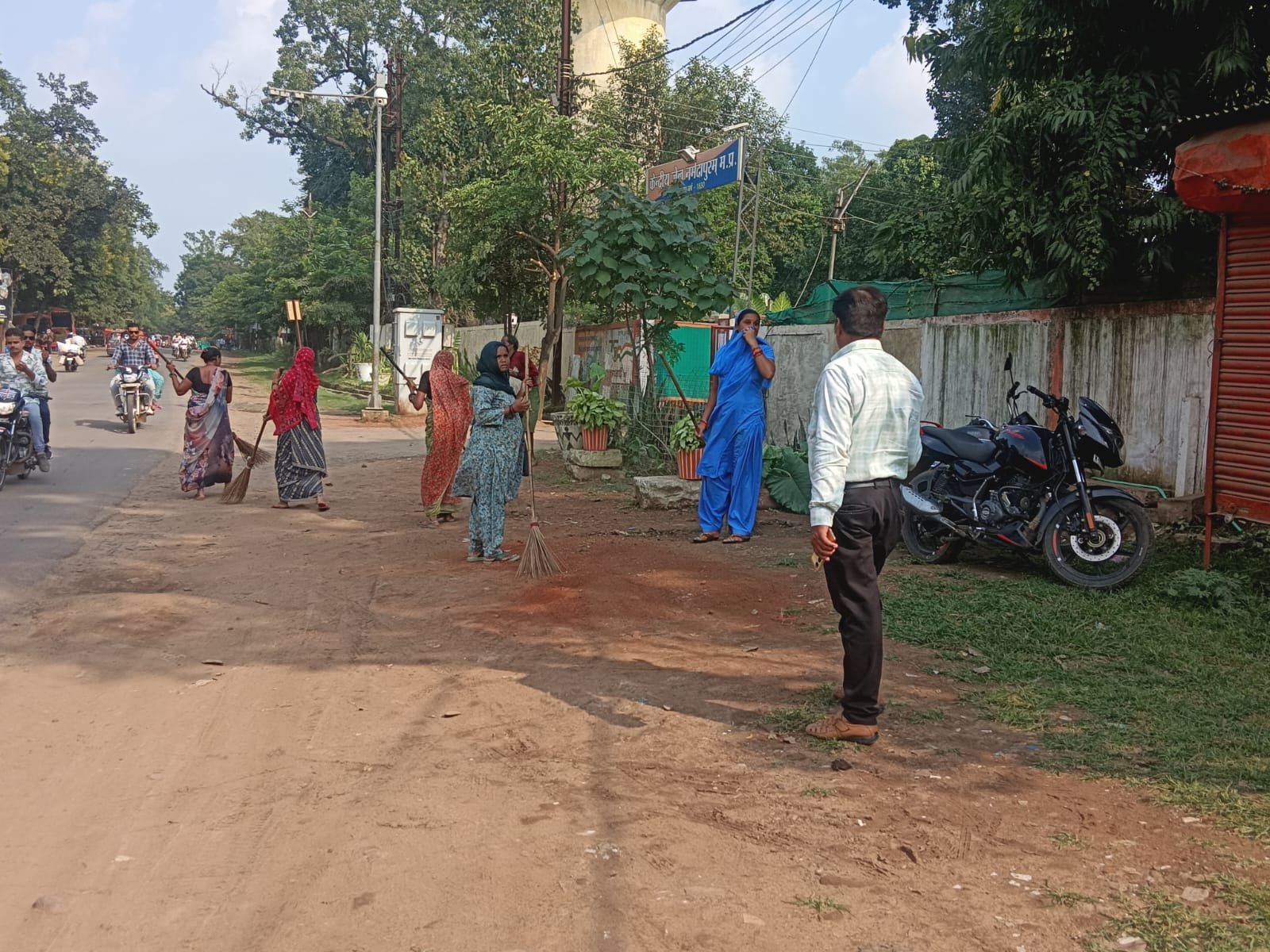 There is increased awareness among the people, they wait for the garbage vehicle to arrive in the morning.