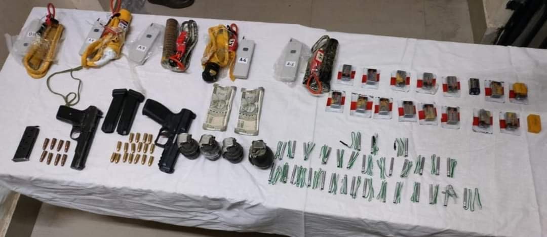 Scary face of terrorist module in Awantipora, arms and ammunition recovered, six arrested