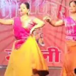 Kathak dance artists gave an attractive presentation in village Zamani.