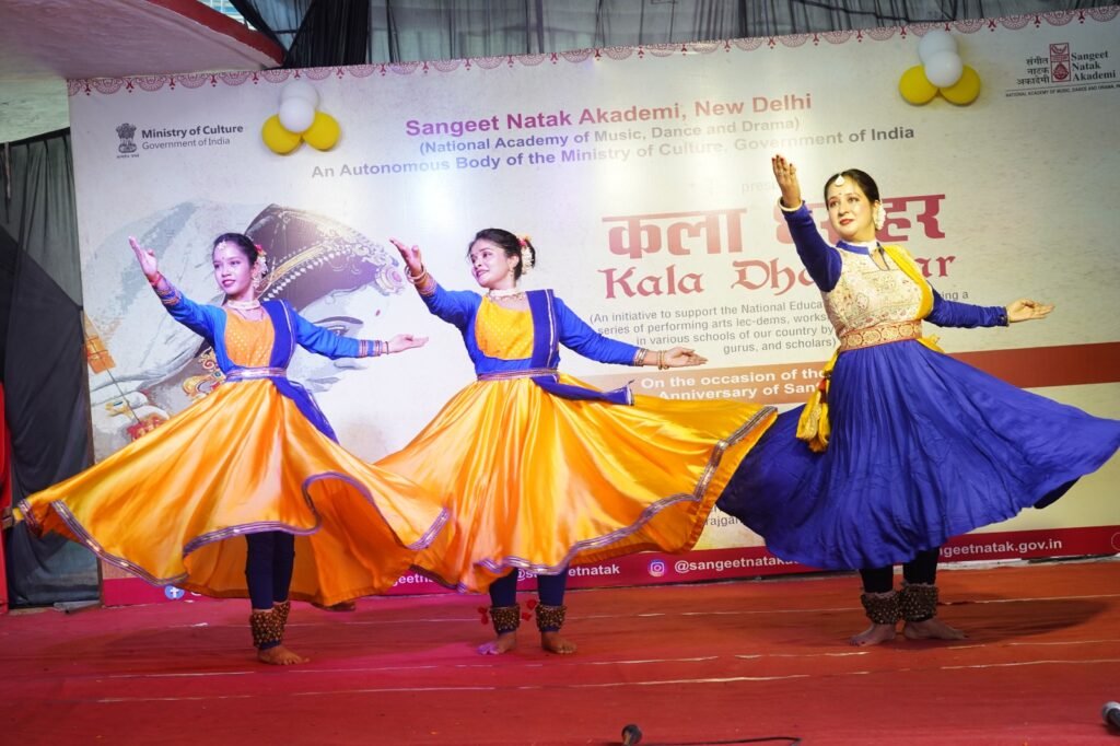 The rhythmic confluence of dance and drama captivated the audience in Kathak.