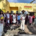 Discussion with students at Excellent Senior Girls Hostel and Tribal Girls Ashram Churna