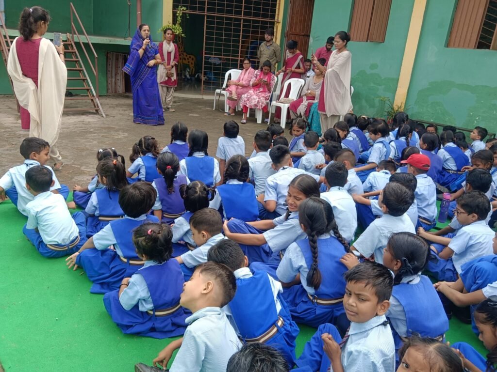 Municipality Chairman told school students the importance of cleanliness