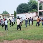 Players cleaned their field under Swachhata Hi Seva campaign