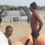 Army helicopter carrying flood relief material crashes in Muzaffarpur