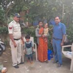 Police searched and reunited the family members of 5 year old girl 'Arpita'