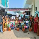 Saplings planted in Balak Dhruva Public School towards environmental improvement