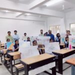 Caricature drawing and tourist spot drawing competition was held in Girls College.