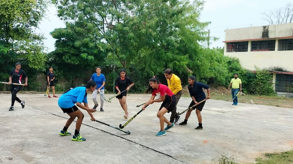 District level women's hockey competition organized