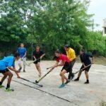 District level women's hockey competition organized