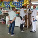 Catering inspectors inspected and found that single use plastic was not being used at the railway station.