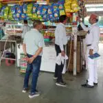 Catering inspectors inspected and found that single use plastic was not being used at the railway station.