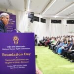 On the occasion of the Foundation Day of National Human Rights Commission (NHRC) at Vigyan Bhawan, New Delhi.