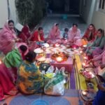 Married women kept Karva Chauth fast for the long life of their husbands.