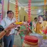 Municipal President, CMO, Chairman performed puja at Kheda Samvel