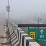 Narmadapuram and Itarsi city under fog