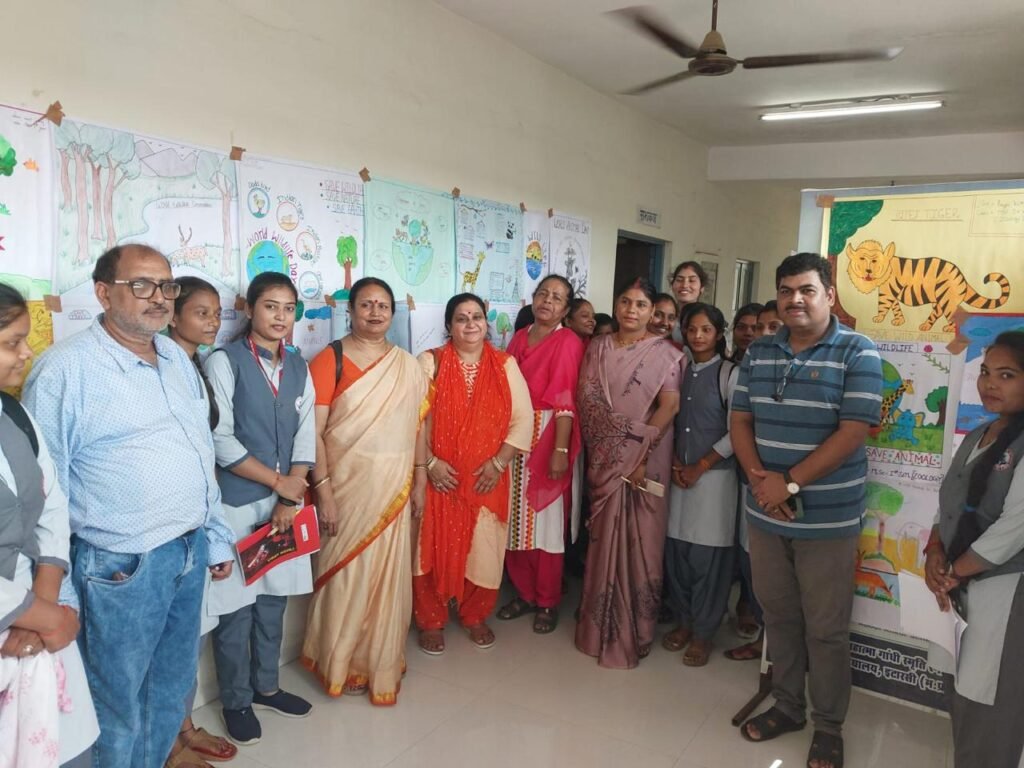 Poster competition organized in Wildlife Conservation Week at MGM College