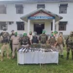 Huge quantity of weapons and explosives recovered from Manipur's border districts of Myanmar.