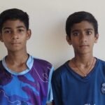 Naitik and Lavi selected for state level school football competition