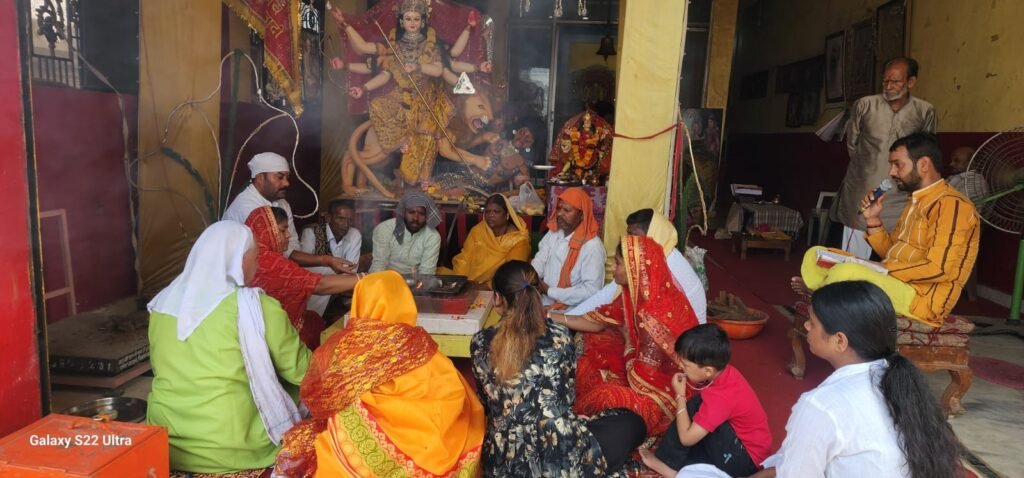 Navratri festival concludes with Purnahuti in Shri Durga Navagraha temple.