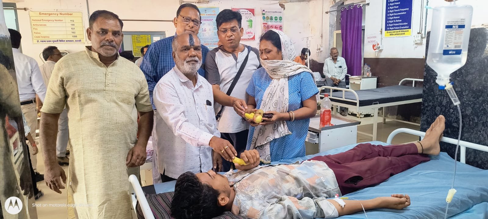 Five day Sardar Vallabhbhai Patel Jayanti Mahotsav begins with distribution of fruits to patients