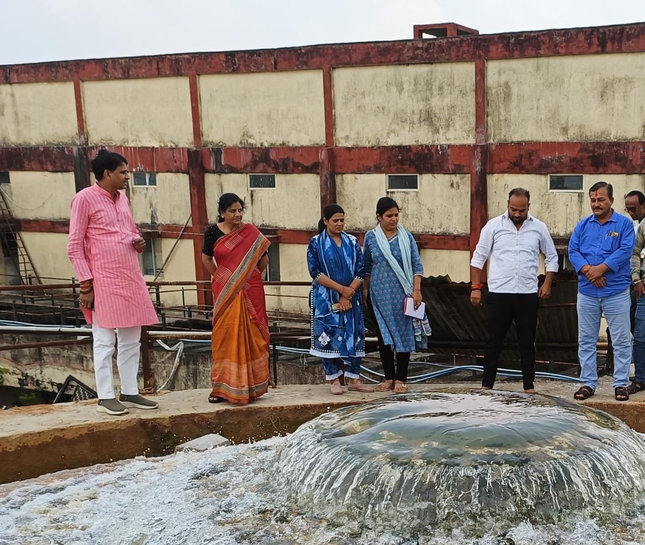 CMO inspected the filter plant