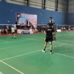 Matches played in girls and boys category in National Badminton and Chess Competition