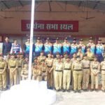 Military officers guided the children of Central School