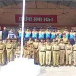 Military officers guided the children of Central School