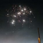 Diwali was shining, the sky was colored with fireworks