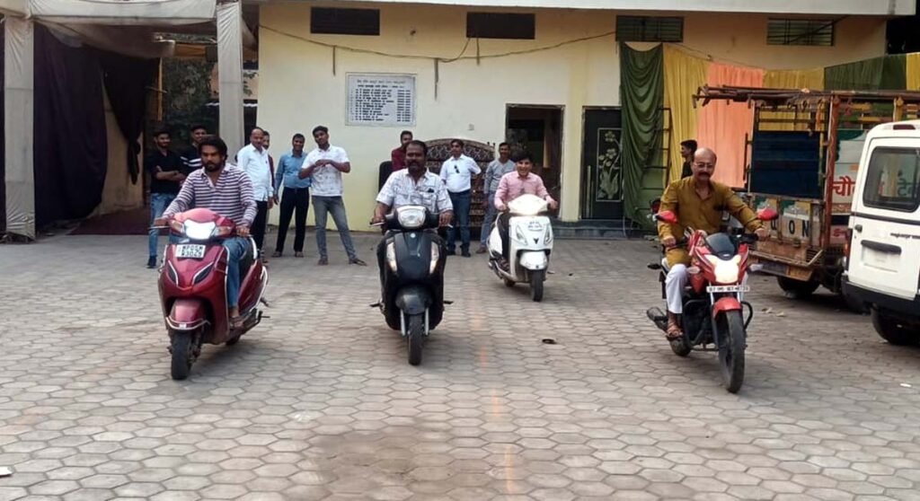 Ludo, slow scooter race and one minute competition took place for the youth.