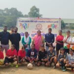 District level women's football competition was held in MGM College, Itarsi.