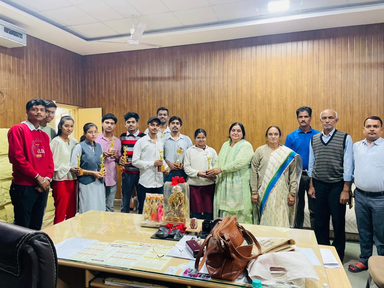 MGM hoisted the flag in five disciplines at the inter-district university level.