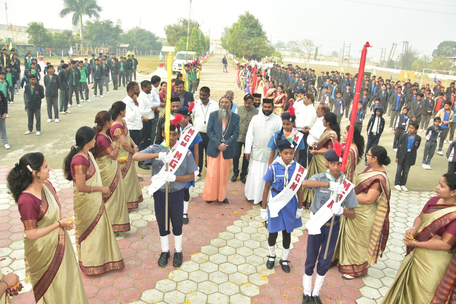 MGM Higher Secondary School celebrated annual sports day