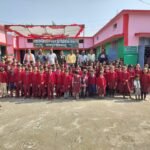 Village social workers provided sweaters to 105 primary school children.