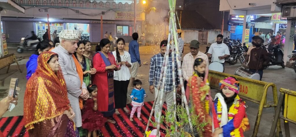 Married Tulsi and Lord Vishnu Shaligram on Dev Prabodhani Ekadashi.