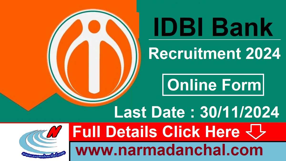 IDBI BANK VACANCY 2024