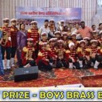 St. Joseph's Convent School Boys Brass Band stands first in the state level competition for the third time in a row