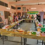 Mummy's display of 105 recipes in Tiffin Competition at Anand Public School